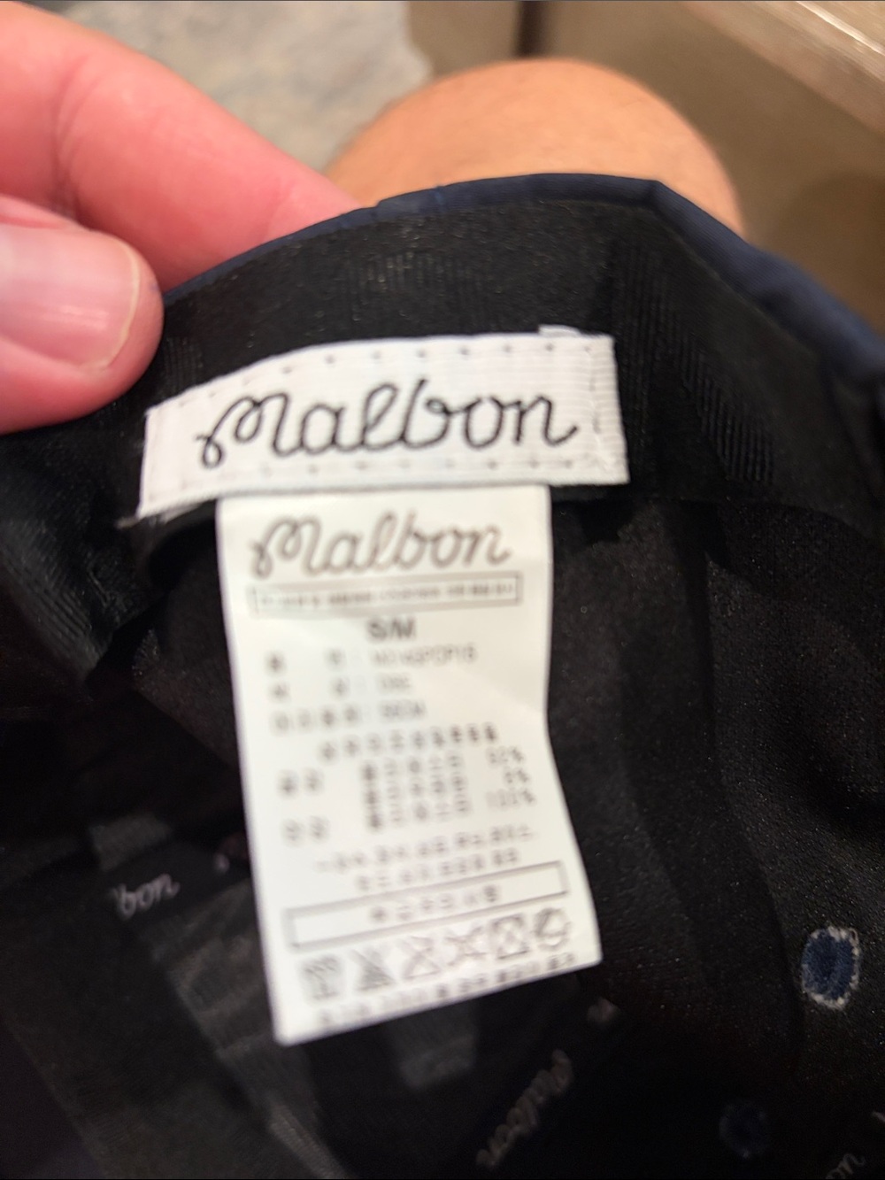 Malbon Golf Hat with magnetic ball marker. Never worn. - Picture 5 of 6